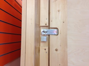 mobile self storage unit lock